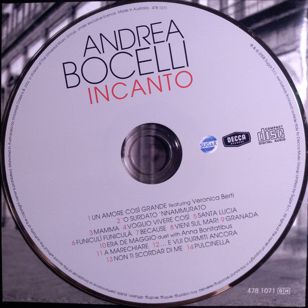 Andrea Bocelli : Incanto (CD, Album)