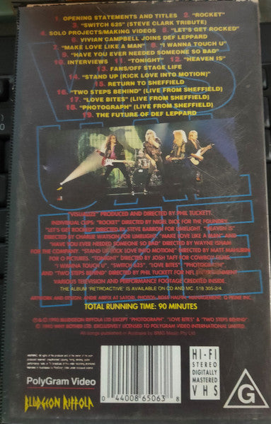 Def Leppard : Visualize (VHS, PAL)
