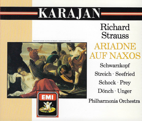 Richard Strauss - Herbert Von Karajan · Elisabeth Schwarzkopf · Rita Streich · Irmgard Seefried · Rudolf Schock · Hermann Prey · Karl Dönch · Gerhard Unger · Philharmonia Orchestra : Ariadne Auf Naxos (2xCD, Album, Mono, RE, RM)