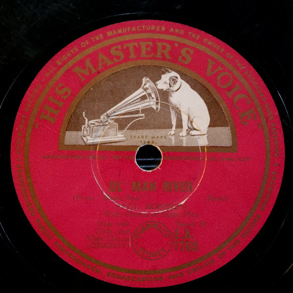 Paul Robeson, Elisabeth Welch : Ol' Man River / I Still Suits Me (Shellac, 10", RP)