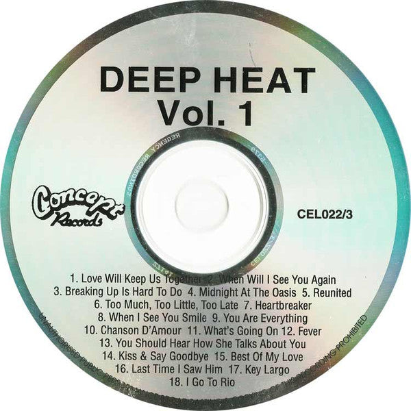 Various : Deep Heat Vol. 1 (CD, Comp)