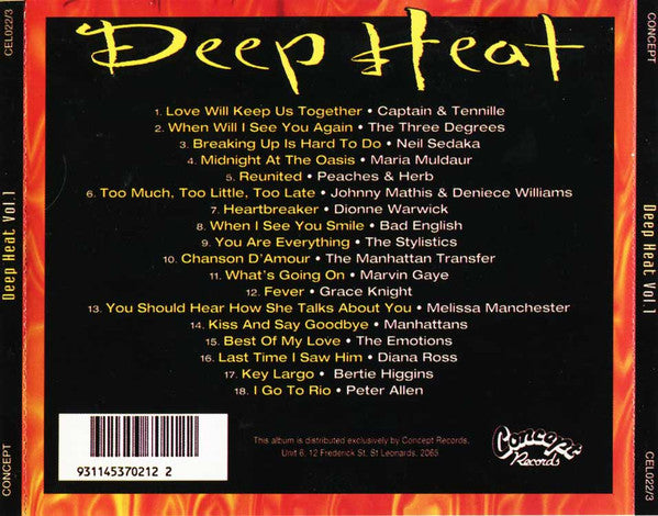 Various : Deep Heat Vol. 1 (CD, Comp)