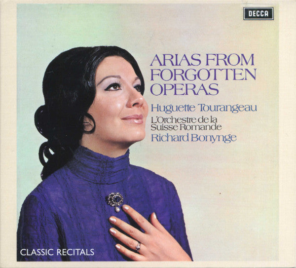 Huguette Tourangeau, L'Orchestre De La Suisse Romande, Richard Bonynge : Arias From Forgotten Operas (CD, RE)