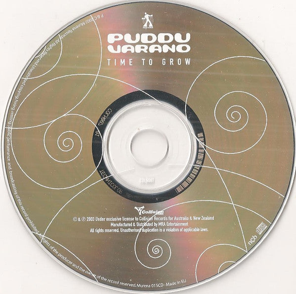 Puddu Varano : Time To Grow (CD, Album)