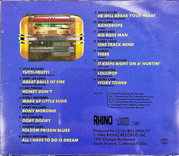 Various : Jukebox Classics Volume 2 (CD, Comp)