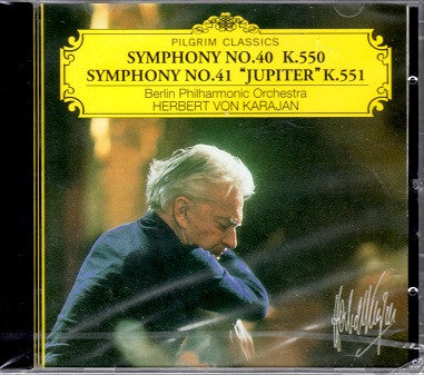 Wolfgang Amadeus Mozart, Berliner Philharmoniker, Herbert von Karajan : Symphony No. 40 K. 550 & No. 41 "Jupiter", K.551 (CD, Album)