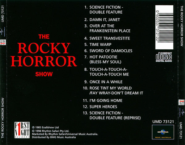 Richard O'Brien - Original London Cast* : The Rocky Horror Show (CD, Album, RE, RM)