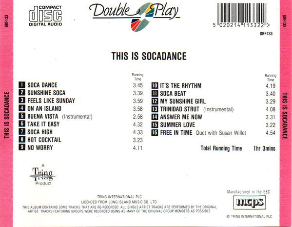 Unknown Artist : This Is Soca-Dance (CD, Album)