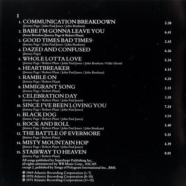 Led Zeppelin : Remasters (2xCD, Comp, RE, RM, 'Sl)