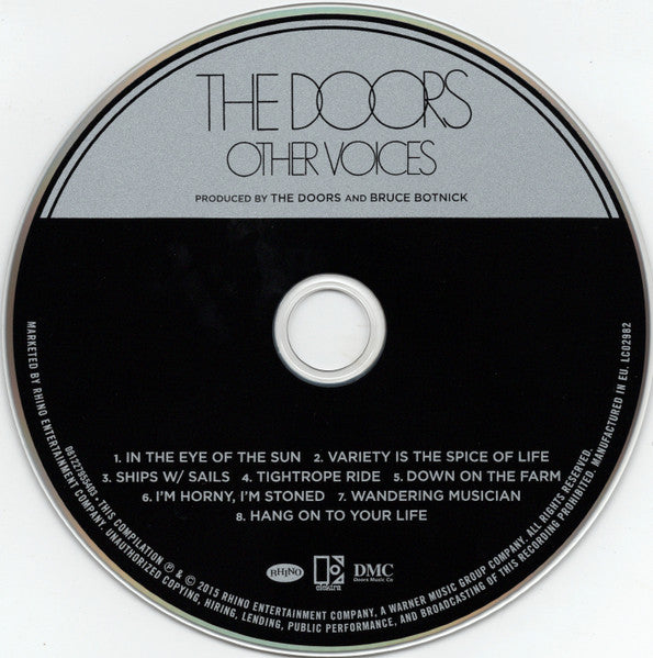 The Doors : Other Voices + Full Circle (CD, Album, RE, RM + CD, Album, RE, RM + Comp, Arv)