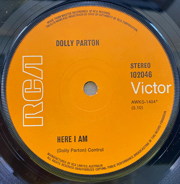Dolly Parton : Coat Of Many Colours (7", Single)