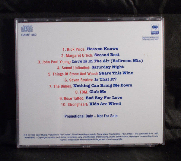 Various : Sony Music Australian Singles Sampler (CD, Promo, Smplr)