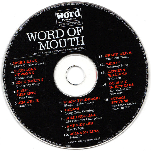 Various : Word Of Mouth (The 15 Tracks Everyone's Talking About) (CD, Comp, Promo)