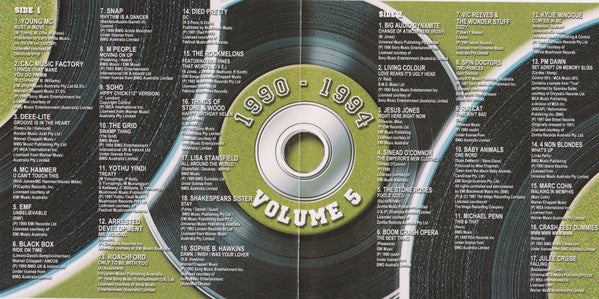 Various : For The Record Volume 5 25 Years Of Australian Radio Hits  90-94 (2xCD, Comp)