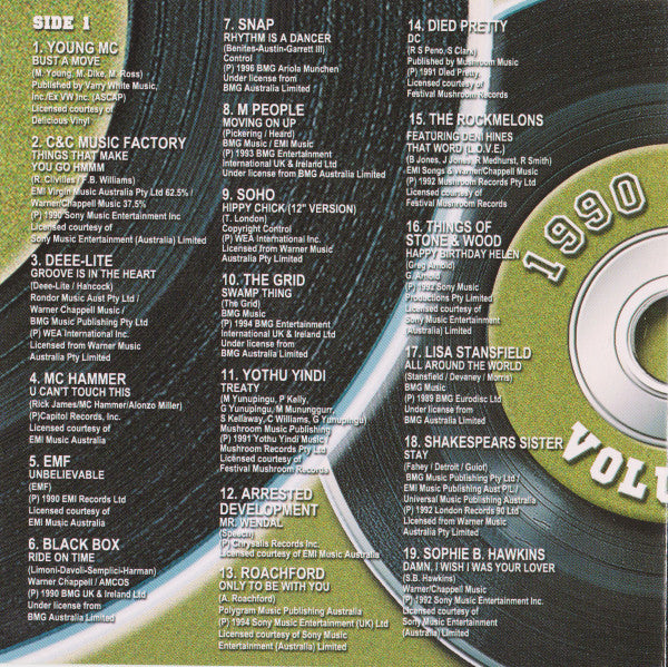 Various : For The Record Volume 5 25 Years Of Australian Radio Hits  90-94 (2xCD, Comp)