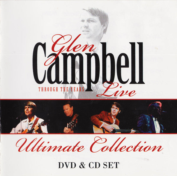 Glen Campbell : Through The Years Live   (DVD-V, PAL + CD, Comp)