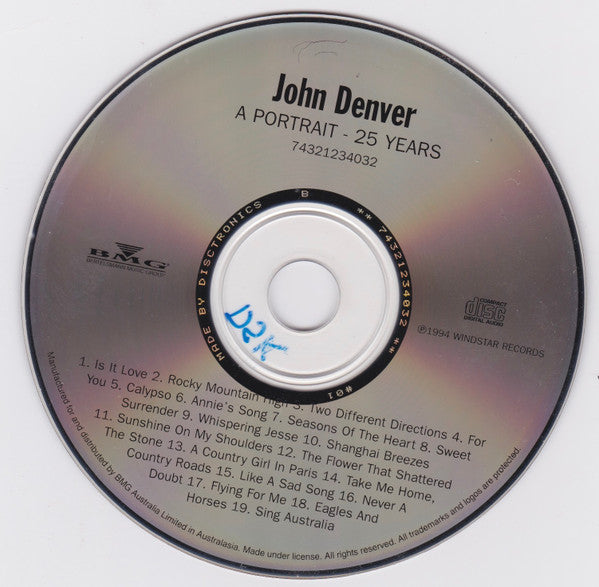 John Denver : A Portrait - 25 Years (CD, Comp)