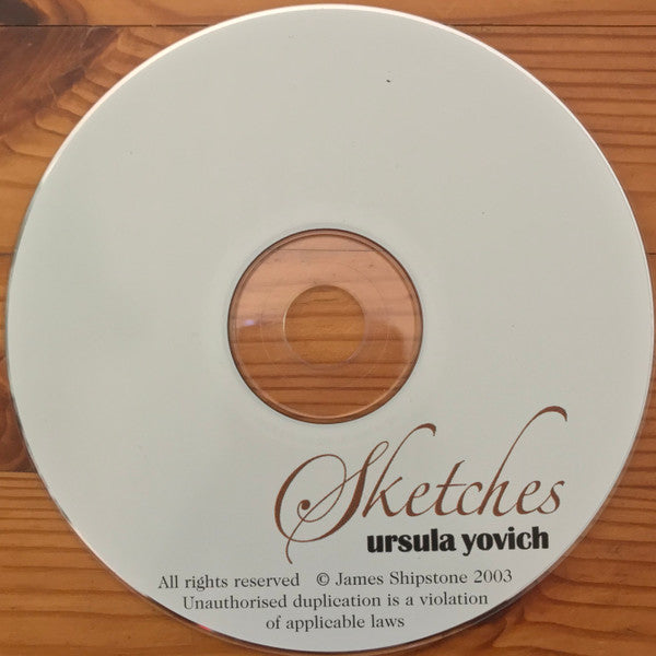 Ursula Yovich : Sketches (CD, EP)