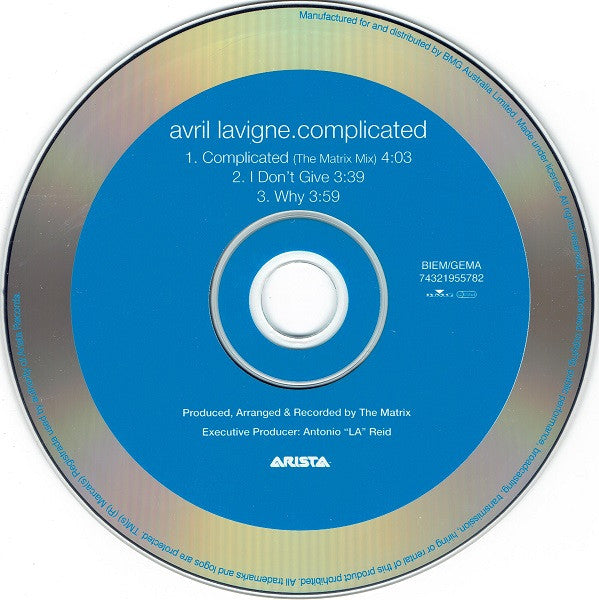 Avril Lavigne : Complicated (CD, Single)