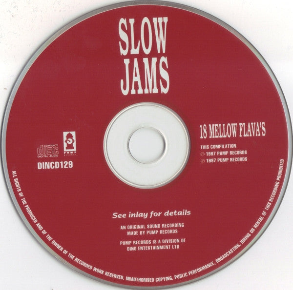 Various : Slow Jams 18 Mellow Flava's (CD, Comp)