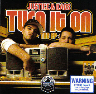 Justice & Kaos : Turn It On The EP (CD, EP)