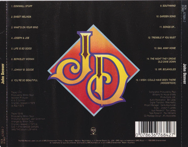 John Denver : John Denver (CD, Album, RE, RM)