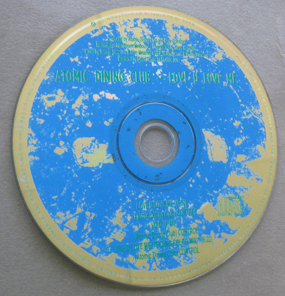 Atomic Dining Club : Love U Love Me (CD, Single, Car)