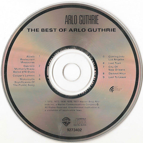 Arlo Guthrie : The Best Of Arlo Guthrie (CD, Comp)