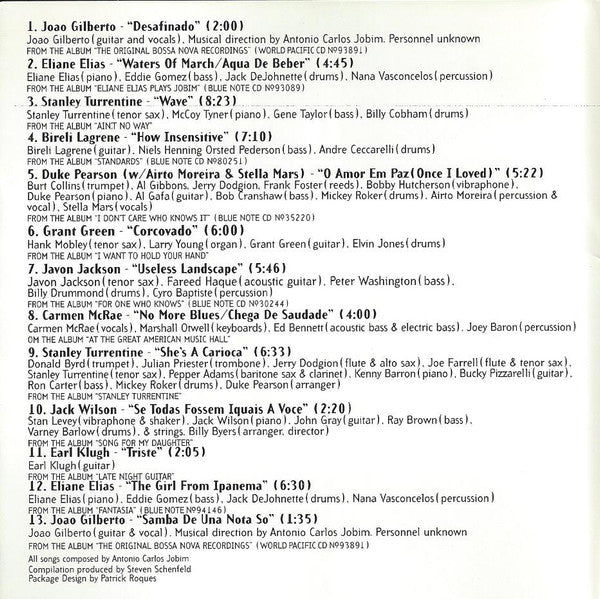 Various : Blue Note Plays Jobim (CD, Comp)