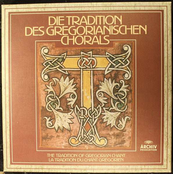 Various : Die Tradition Des Gregorianischen Chorals (6xLP + Box, Comp)