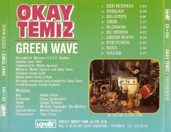 Okay Temiz : Green Wave (CD, Album)