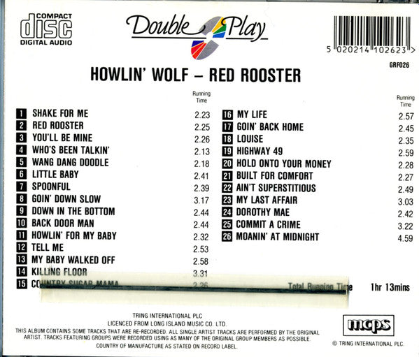 Howlin' Wolf : The Red Rooster (CD, Comp)