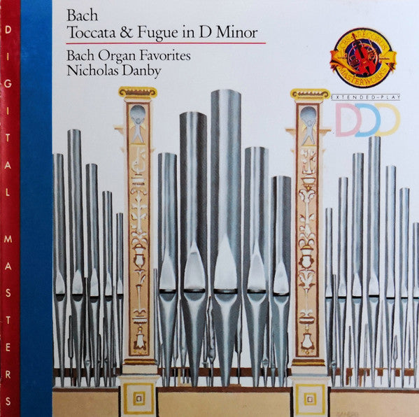 Bach* ,  Nicholas Danby : Toccata & Fugue in D Minor (Bach Organ Favorites) (CD, Album)