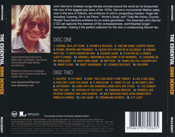 John Denver : The Essential John Denver (2xCD, Comp)