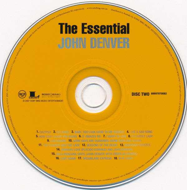 John Denver : The Essential John Denver (2xCD, Comp)