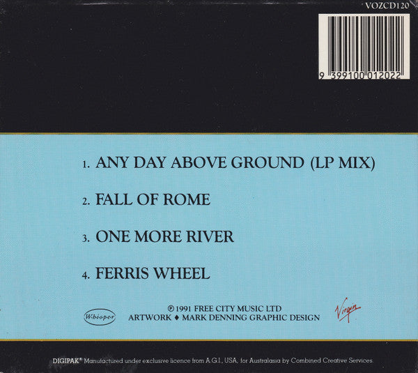 James Reyne : Any Day Above Ground (CD, Maxi)