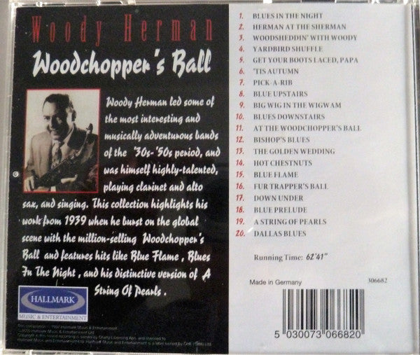 Woody Herman : Woodchopper's Ball, 20 Jazz, Blues And Swing Classics (CD, Album, Comp)