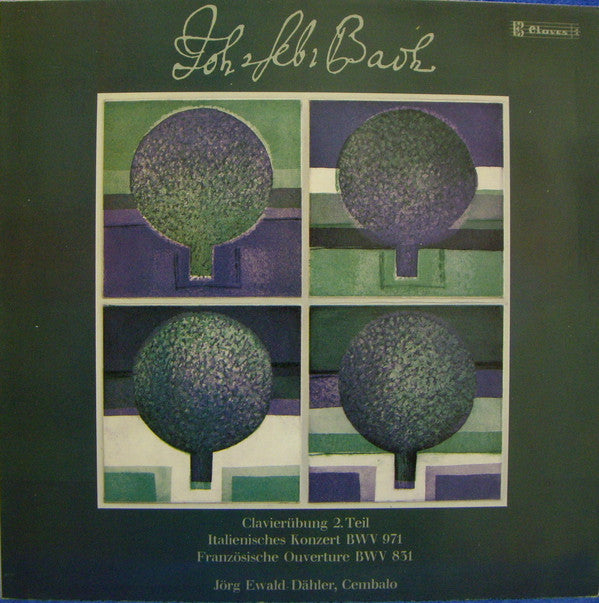 Johann Sebastian Bach, Jörg Ewald Dähler : Clavierübung 2. Teil / Italienisches Konzert BWV 971 / Französische Ouverture BWV 831 (LP, Gat)