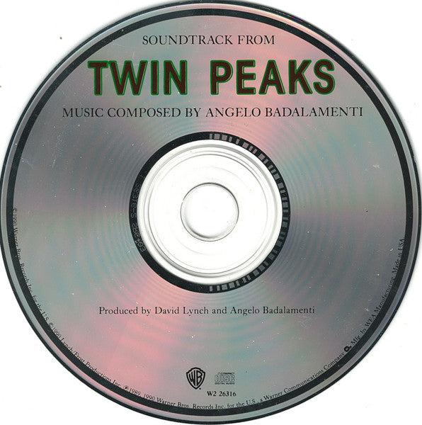 Angelo Badalamenti : Soundtrack From Twin Peaks (CD, Album, Club)
