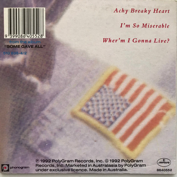Billy Ray Cyrus : Achy Breaky Heart (CD, Single)