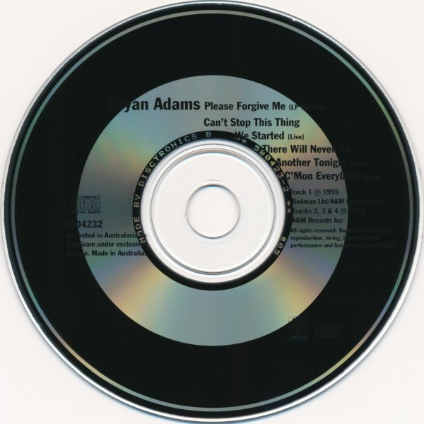 Bryan Adams : Please Forgive Me (CD, Single)