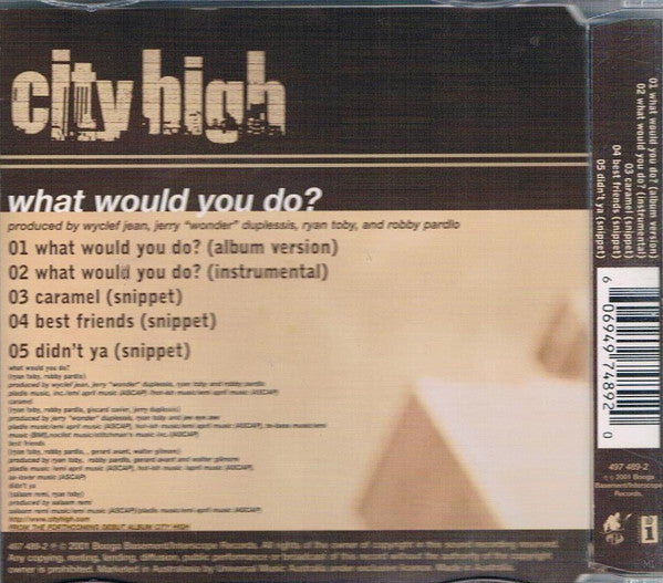 City High : What Would You Do? (CD, Single)