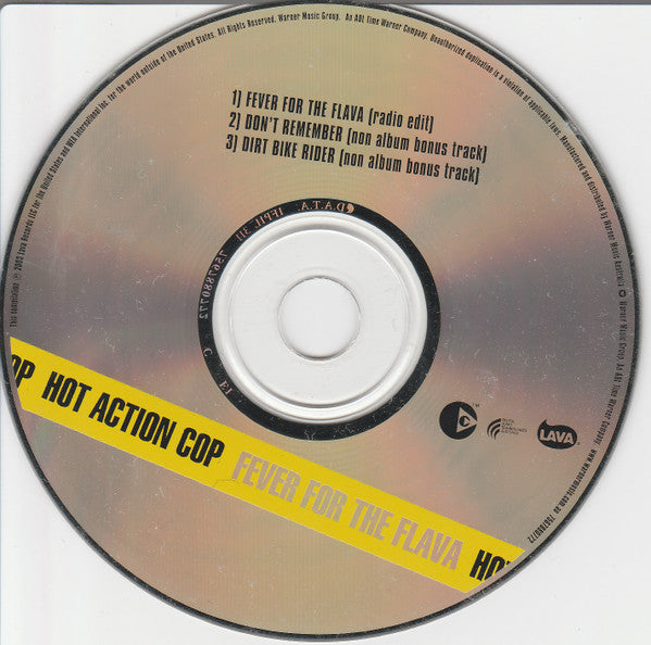 Hot Action Cop : Fever For The Flava (CD, Single)