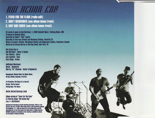 Hot Action Cop : Fever For The Flava (CD, Single)