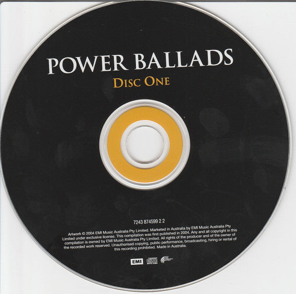 Various : Power Ballads (2xCD, Comp)