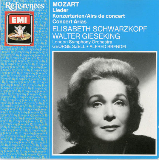 Mozart*, Elisabeth Schwarzkopf, Walter Gieseking, London Symphony Orchestra, George Szell • Alfred Brendel : Lieder, Konzertarien = Airs De Concert = Concert Arias (CD, Comp, Mono, RM)