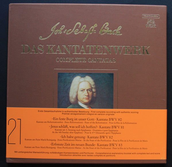Johann Sebastian Bach : Das Kantatenwerk (Complete Cantatas) | BWV 80-83 | Vol. 21 (2xLP + Box)