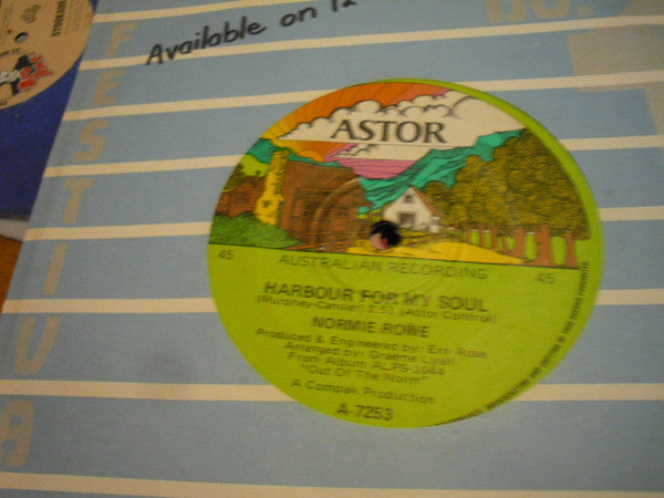 Normie Rowe : Harbour For My Soul (7", Single)