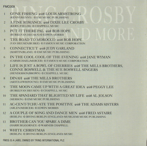 Bing Crosby : Duets And More (CD, Comp)