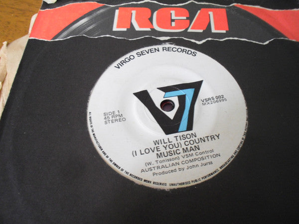Will Tison : (I Love You) Country Music Man (7", Single)